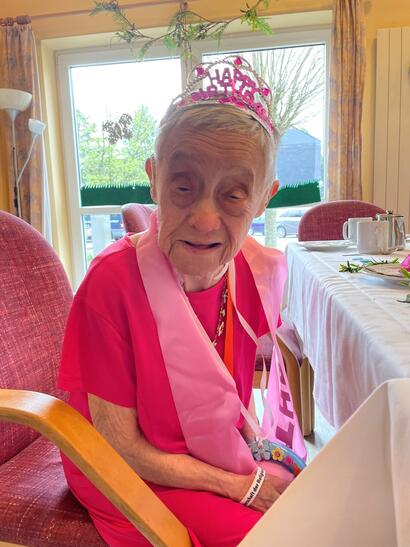 Frau Fuchs hat Geburtstag